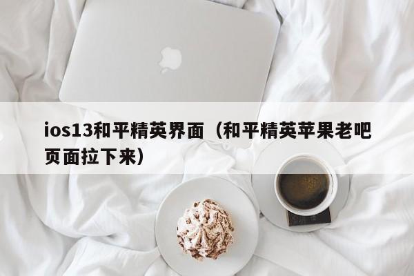 ios13和平精英界面（和平精英苹果老吧页面拉下来）